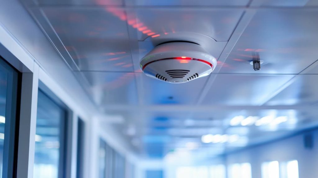 Alarm on ceiling